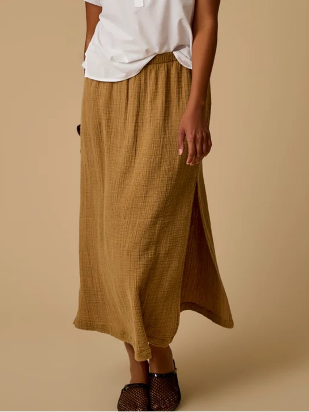 Carve Designs Yara Double Gauze Maxi Skirt NWT